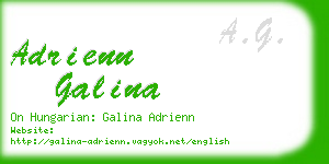 adrienn galina business card